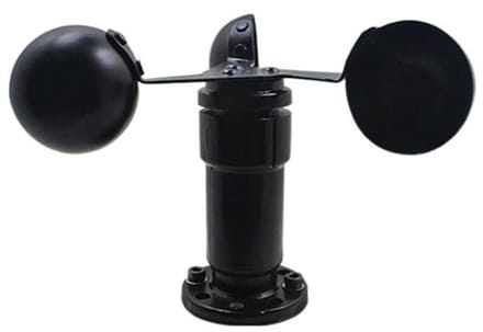 Weerstation - Meteorologische zender - Weersomstandigheden meten - Draadloze buitensensor - 5-in-1 sensor - Wit