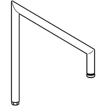 Hansa shower arm angular 59914045