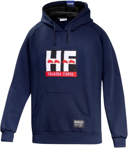 Sparco Lancia HF Squadra Corse Hoodie - Marineblauw - Maat L