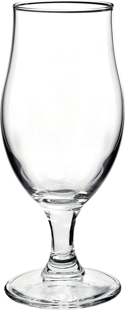 Bormioli Rocco Executive Bierglazen 39 cl / 390 ml Met Maatstreep | Set van 6 Stuks | Geschikt voor Speciaalbier | Glas | Vaatwasserbestendig
