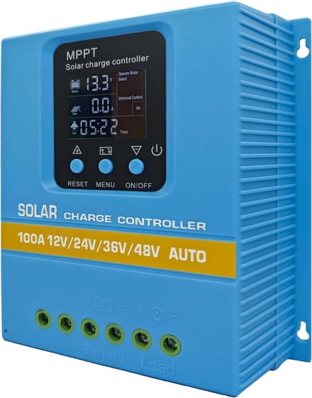 MPPT Solar Laadregelaar 60A/80A/100A Kiesbaar met USB en Meertraps Bescherming