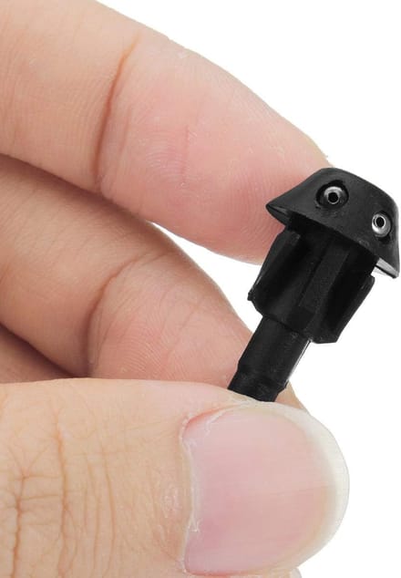 Voorruit Sproeier - Wasmachine Nozzle - Veilig Rijden - Directe Vervanging - 2 Stuks - Zwart