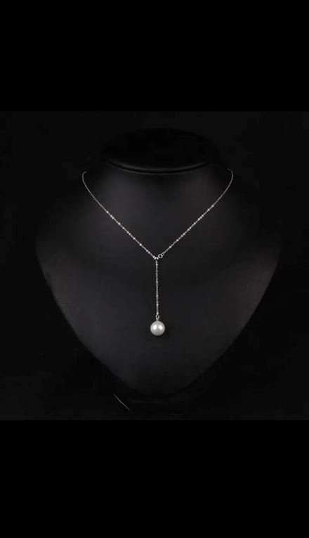 Joboly Diamant Coin Ketting Collier  - Dames - Zilverkleurig - 45 cm