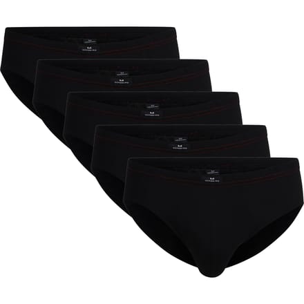Gotzburg heren slips (5-pack) - zwart