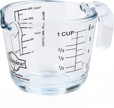 Arcuisine maatbeker 0.25L glas
