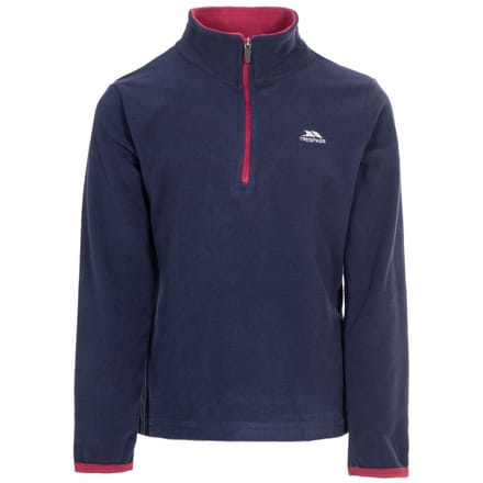Trespass Kinderen/meisjes Sybil Micro Fleece (Marine / Framboos)