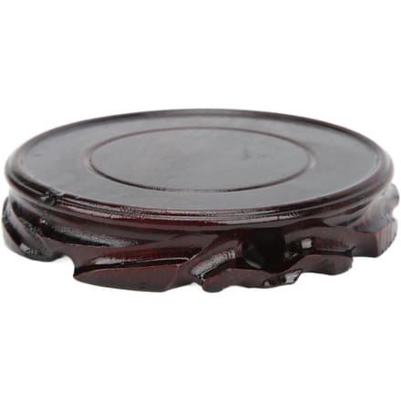 Ronde Houten Basis Multifunctioneel Retro Snijwerk Elegant Houten Display Standaard voor Huisdecoratie gray