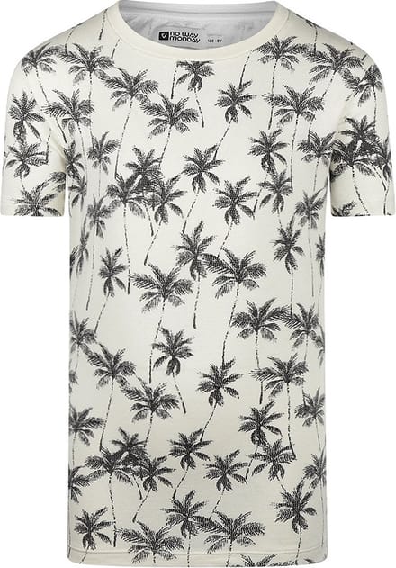 No Way Monday Jongens T-shirt - Off white
