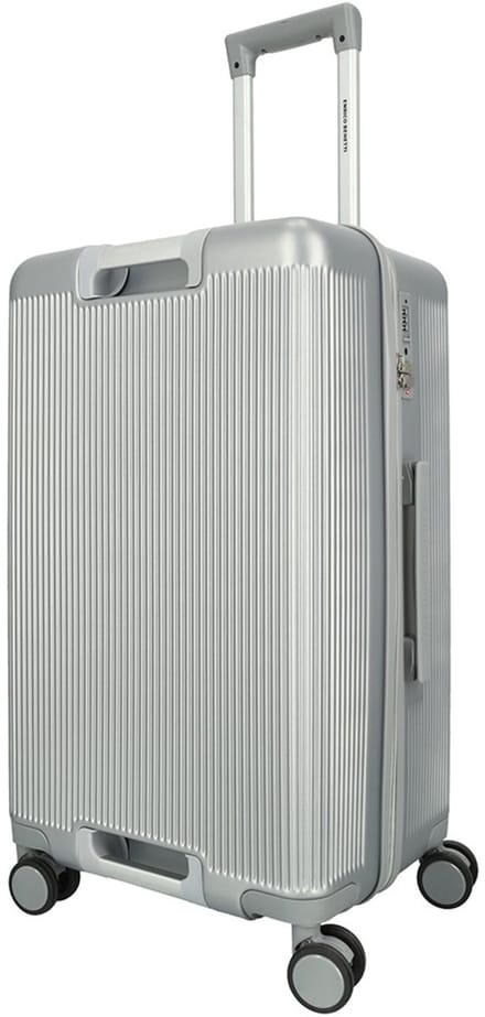 Enrico Benetti Seattle Middelgrote Koffer 66 cm - 70 liter - Zilver