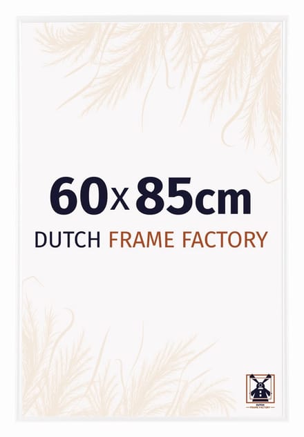 Fotolijst 60x85 cm - Kunststof - Wit Hoogglans - Easy