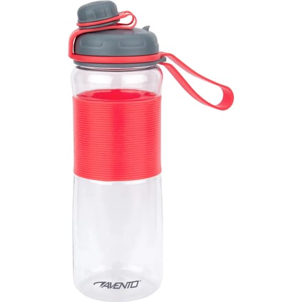 Avento Drinkfles Twisted - 0.6 Liter - Roze/Grijs/Transparant - 0,60 L