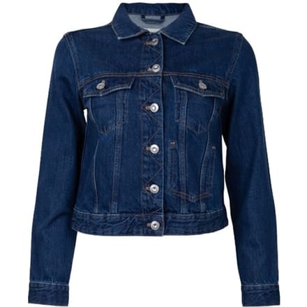 French Connection Denim Jacket Mid Blue Größe: XS | Jeansjacken Outlet | Damen | Blau