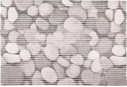 Differnz multi mat - stones - 100% PVC - 65 x 45 cm - grijs