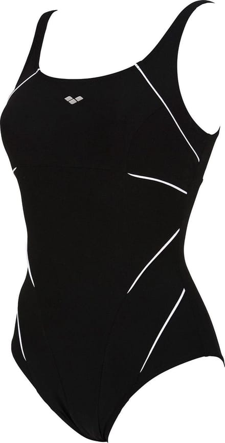 ARENA - Badpak - W Jewel One Piece Low C Cup black-white - 42 (XL)