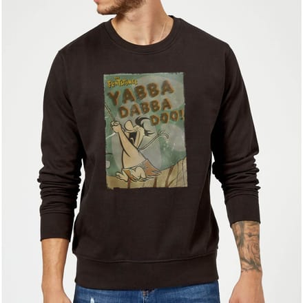 The Flintstones Yabba Dabba Doo! Sweatshirt - Black - M