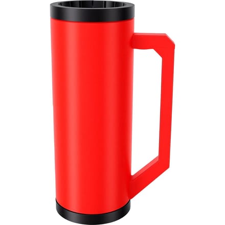 Porte-gobelets Double Usage Portable en Plastique Double Manchon pour Boissons Clés Lampe de Poche rouge