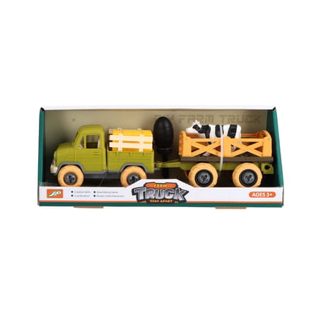 KiddyGo speelgoed tractor met aanhanger - boerderij speelgoed set.