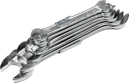 Benson Steeksleutelset - Krimptechniek - 6 tot 17 mm - 6-delig - Compact en Lichtgewicht