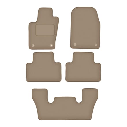 Wielganizator WLG-CARLUX - Automatten - Beige - Dodge Durango III (2010-2020) - 6-zits