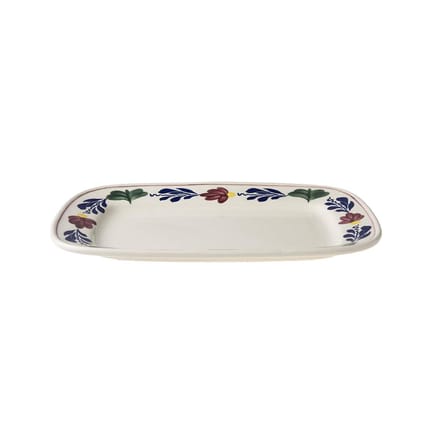 Boerenbont Schaal Plat Rechthoekig - 25x18cm