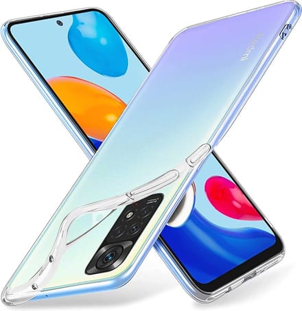 Hoesje voor Xiaomi Redmi Note 11 / Redmi Note 11S backcover Shockproof siliconen Transparant
