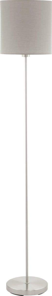 EGLO Pasteri Vloerlamp - E27 - 157,5 cm - Grijs/Taupe