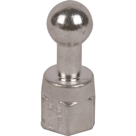 Dehn vaste kogelpunt recht M10 20mm binnendraad - 754205