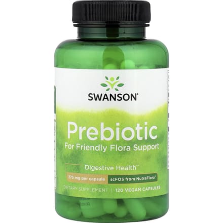Prebiotica met Plantenvoordelen, Veggie Capsules 120 (375 mg per capsule)