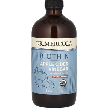 Dr. Mercola, Biologische Keto Appelciderazijn, Pittig, 16 oz (473 ml)