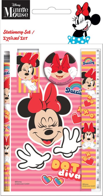 Disney Minnie - briefpapier - stationery - set van 5 stuks