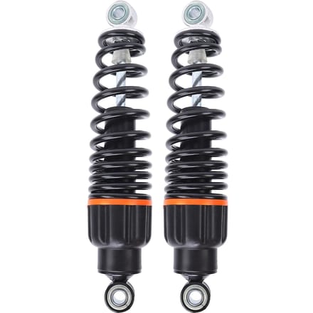 1 Paar Schokdempers 265mm High Performance Demping Veer voor 47cc 49cc 50cc 70cc 90cc 110cc 125cc Dirt black