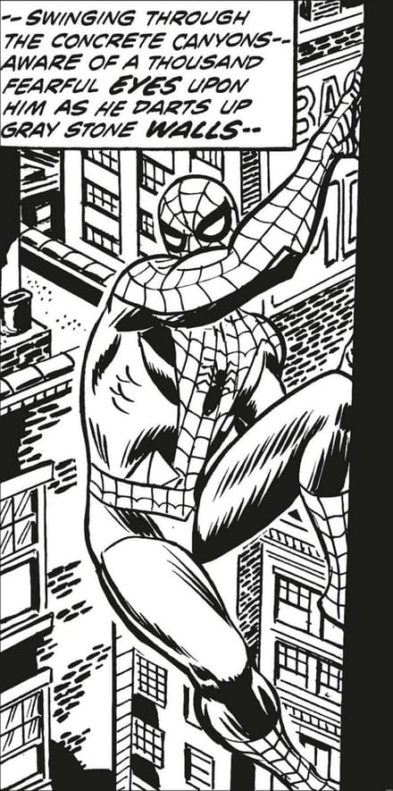 Fotobehang - Spider-Man Classic Climb 100x200cm - Vliesbehang