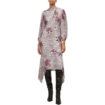 AllSaints Adelaide Laertes Dre Soft Pink Größe: 36 | Midikleider Outlet | Damen | Rosa