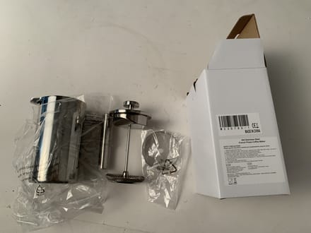 French Press-koffiezetapparaat voor thuiskantoor 350ml zilver