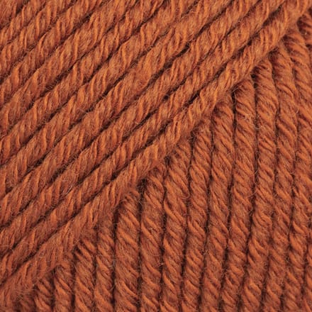 DROPS Cotton Merino Uni Colour - 25 roest - Wol/Katoen Garen