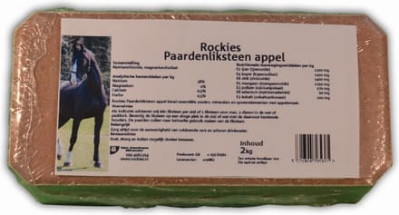 Rockies Liksteen Paard Appel 2 kg