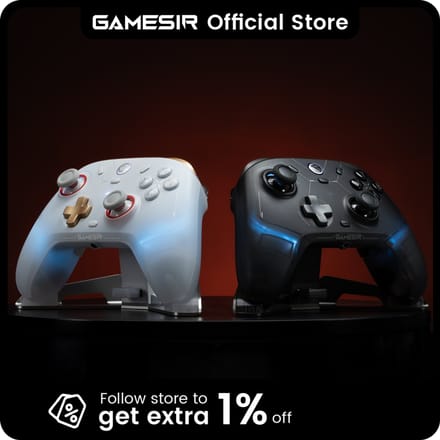 GameSir Cyclone 2 Bluetooth-gamepad Draadloze gamingcontroller voor Nintendo Switch 2 Arcade iPhone Android-telefoon PC-joystick Cyclone 2 Black set