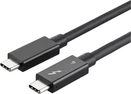 M-Teck Thunderbolt 4 kabel 100W opladen + 8K Video + 40Gbit/s (80cm) (Intel gecertificeerd)