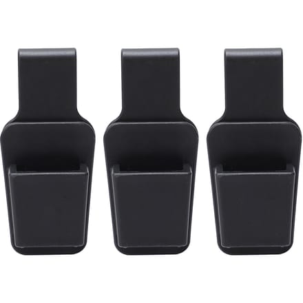 3 STKS Sleutelopbergriemhaak Multifunctioneel Draagbaar Roterend Gereedschapsriem Ophangrek black