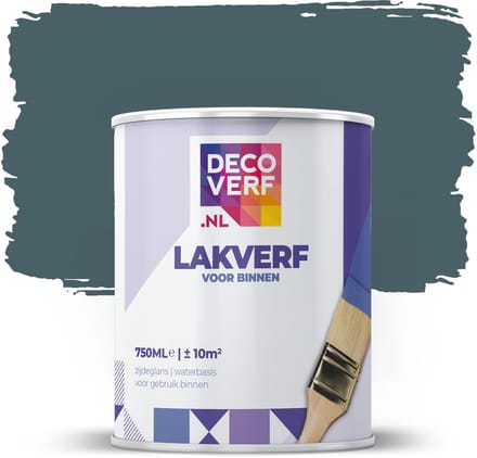 Decoverf lakverf petrolblauw, 750ml