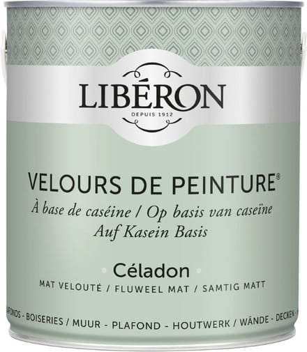 Liberon Velours De Peinture Muurverf - Mat - Céladon - 2,5l