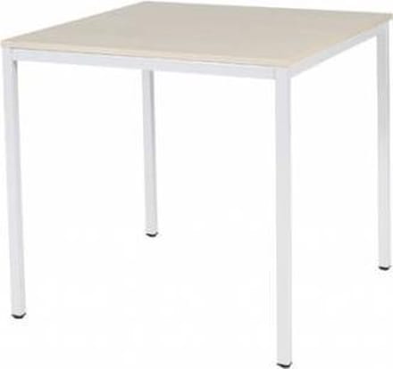 Bureautafel - Domino Basic 80x80 robson - wit frame