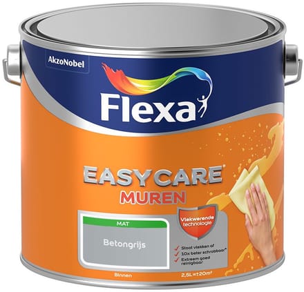 Flexa - Easycare Muren - Betongrijs - Mengverf - 2,5 L