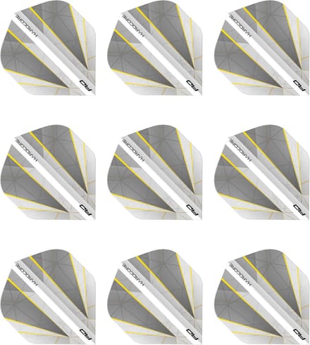 Dartpijlen Flights Premium Standaard 100 Micron - 9 Stuks (3 Sets) - Professionele Stabiliteit & Duurzaamheid