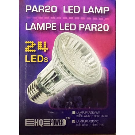 Par20 Led Lamp - 24 Leds - Koud Wit - 6400K
