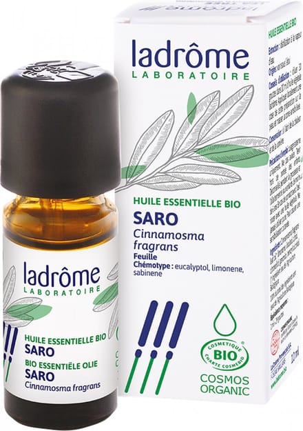 Pit&Pit - Saro etherische olie bio 10 ml - Fris zoals ravintsara en eucalyptus - Zuiver en onverdund