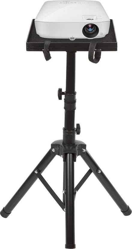 Maclean MC-920 - Draagbaar projector standaard voor 1,2 m - staal - in hoogte verstelbaar