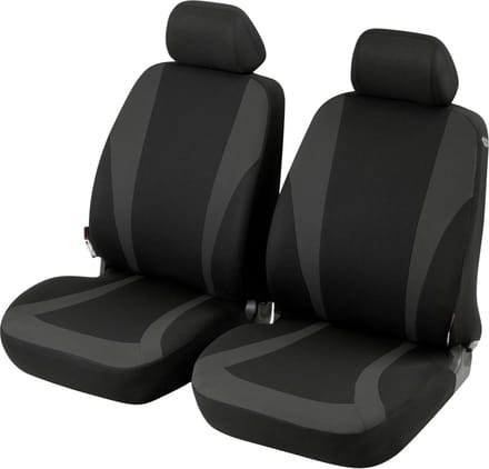 Walser Auto stoelbeschermer Mendoza anthrazit grijs voor Voorstoelen