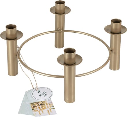 Ginger Ray - Ginger Ray - Gouden kandelaar voor 4 kaarsen - 27 cm
