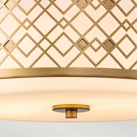 Elstead Lighting LED Hanglamp Ziggy | 2X E27 Max 60W | Dimbaar | Lacquered Gold